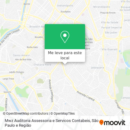 Mwz Auditoria Assessoria e Servicos Contabeis mapa