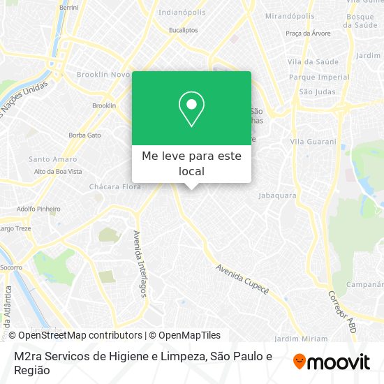 M2ra Servicos de Higiene e Limpeza mapa