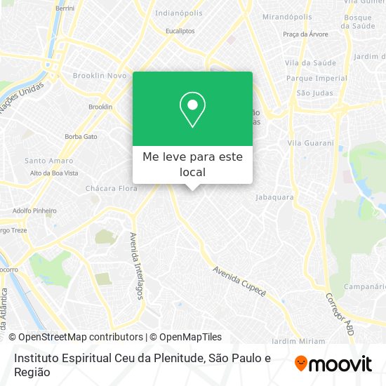 Instituto Espiritual Ceu da Plenitude mapa