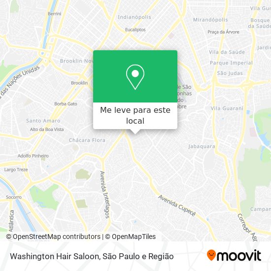 Washington Hair Saloon mapa