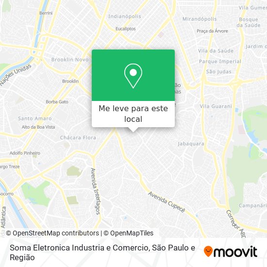 Soma Eletronica Industria e Comercio mapa