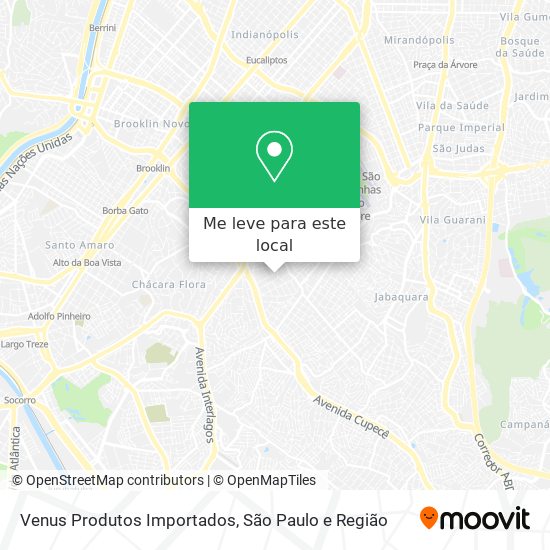 Venus Produtos Importados mapa