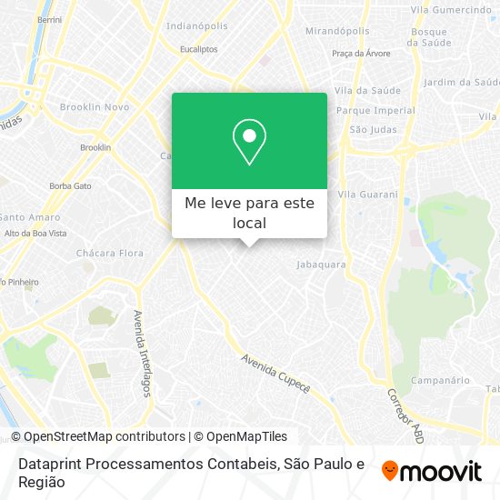 Dataprint Processamentos Contabeis mapa