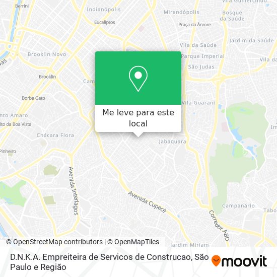 D.N.K.A. Empreiteira de Servicos de Construcao mapa