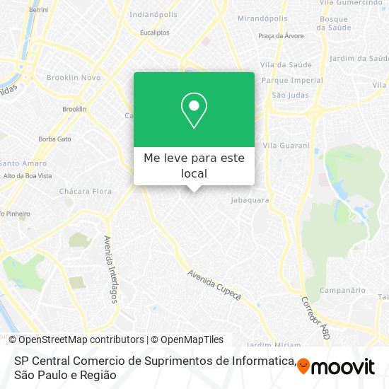 SP Central Comercio de Suprimentos de Informatica mapa