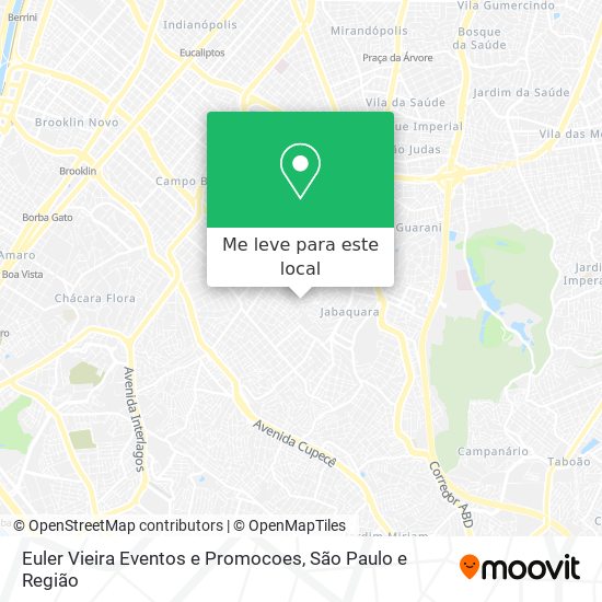 Euler Vieira Eventos e Promocoes mapa