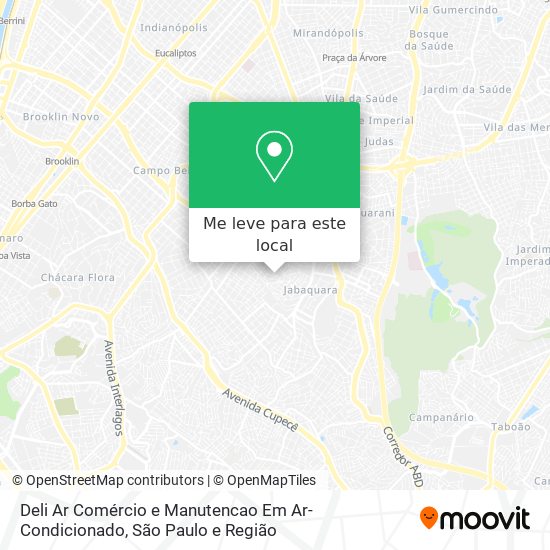 Deli Ar Comércio e Manutencao Em Ar-Condicionado mapa
