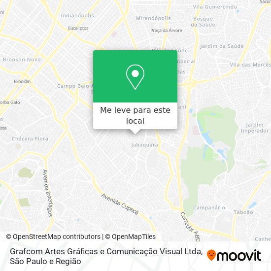 Grafcom Artes Gráficas e Comunicação Visual Ltda mapa
