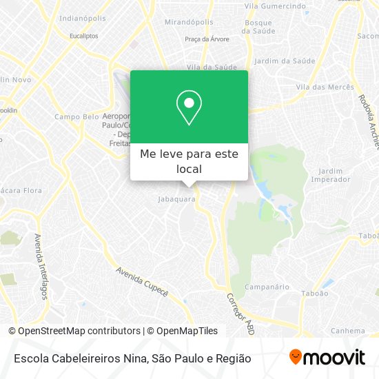 Escola Cabeleireiros Nina mapa