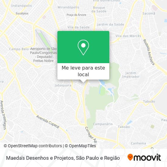 Maeda's Desenhos e Projetos mapa