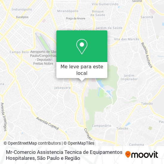 Mr-Comercio Assistencia Tecnica de Equipamentos Hospitalares mapa