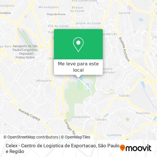 Celex - Centro de Logistica de Exportacao mapa