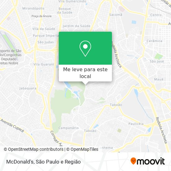 McDonald's mapa