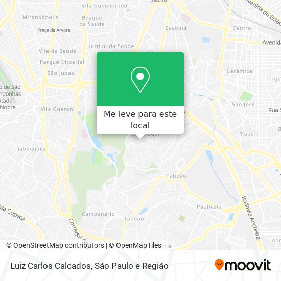 Luiz Carlos Calcados mapa