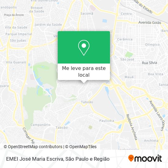 EMEI José Maria Escriva mapa