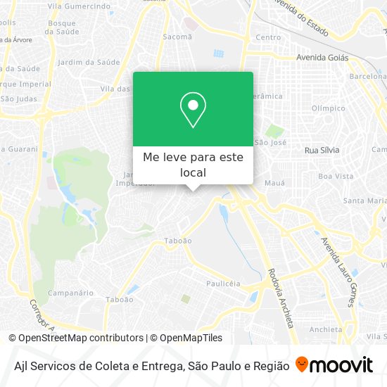 Ajl Servicos de Coleta e Entrega mapa