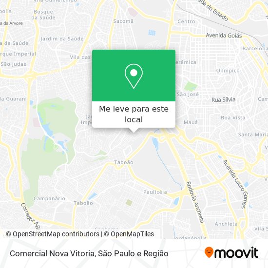 Comercial Nova Vitoria mapa