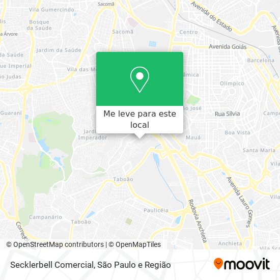 Secklerbell Comercial mapa