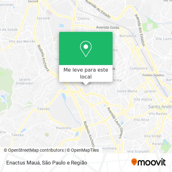 Enactus Mauá mapa