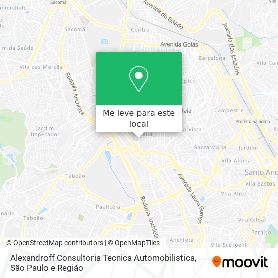 Alexandroff Consultoria Tecnica Automobilistica mapa