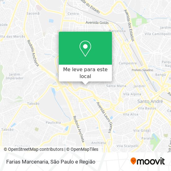Farias Marcenaria mapa