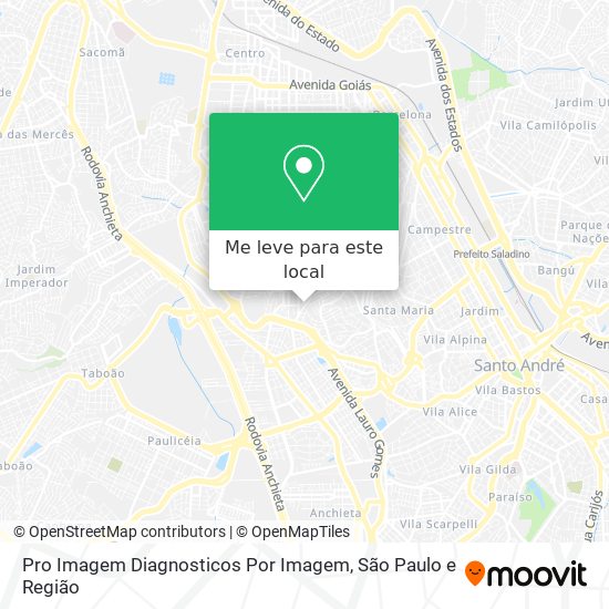 Pro Imagem Diagnosticos Por Imagem mapa
