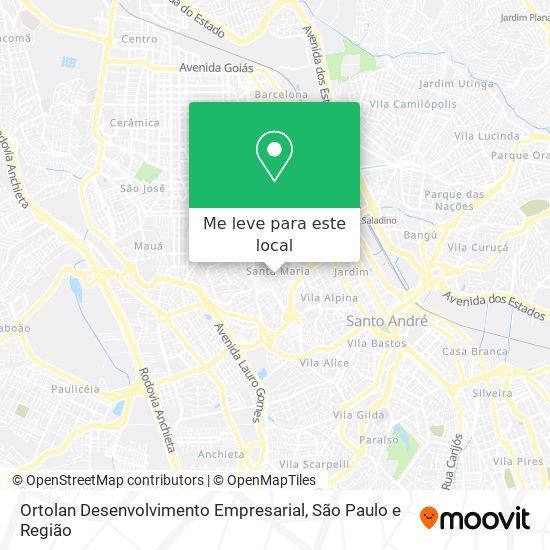 Ortolan Desenvolvimento Empresarial mapa