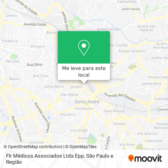 Flr Médicos Associados Ltda Epp mapa