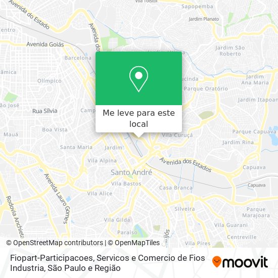 Fiopart-Participacoes, Servicos e Comercio de Fios Industria mapa