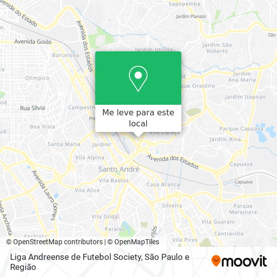 Liga Andreense de Futebol Society mapa