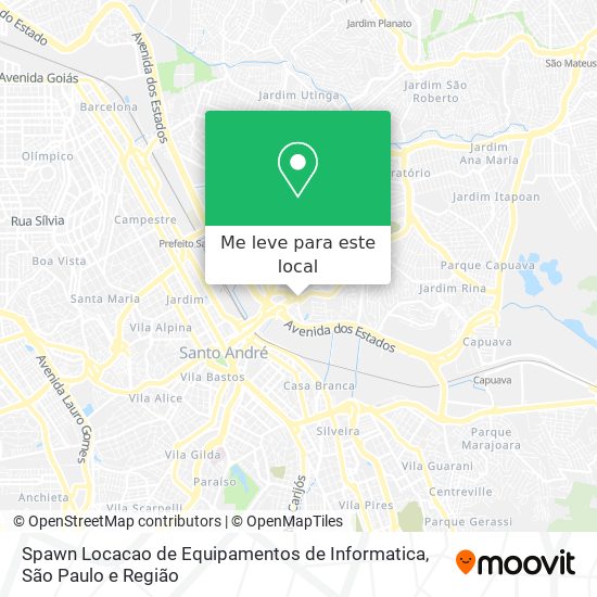 Spawn Locacao de Equipamentos de Informatica mapa