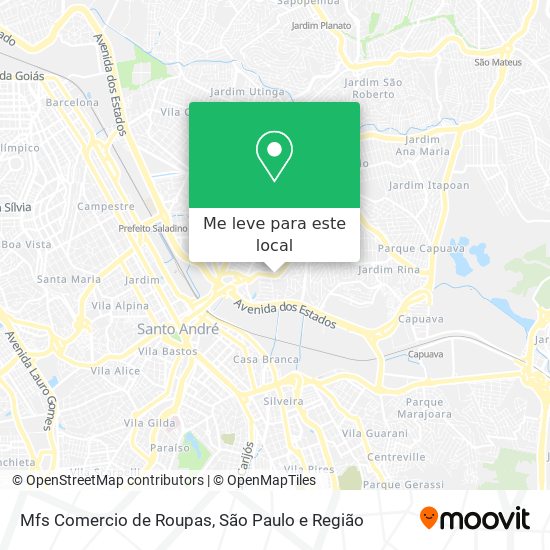 Mfs Comercio de Roupas mapa