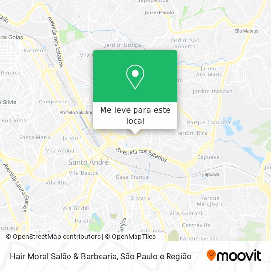 Hair Moral Salão & Barbearia mapa