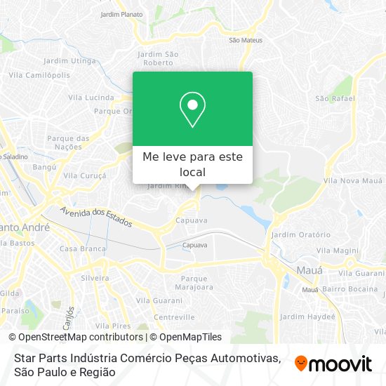 Star Parts Indústria Comércio Peças Automotivas mapa