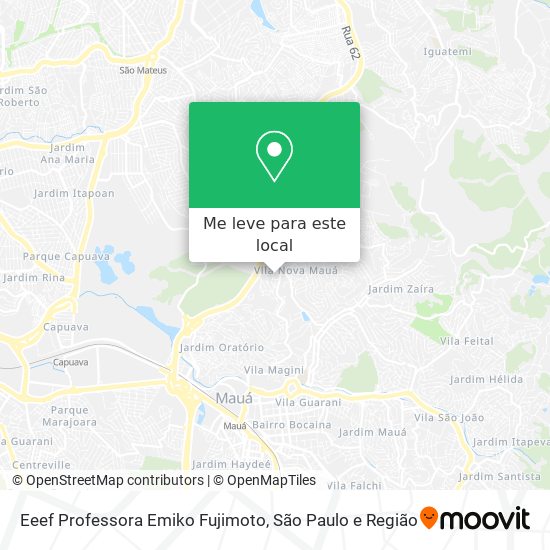 Eeef Professora Emiko Fujimoto mapa