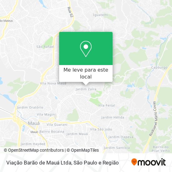 Viação Barão de Mauá Ltda mapa