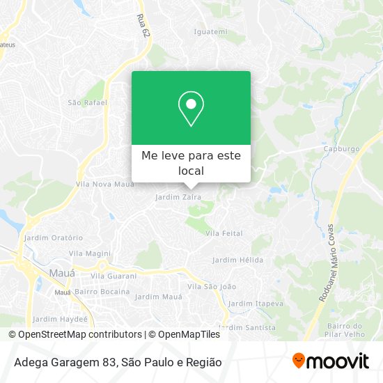 Adega Garagem 83 mapa