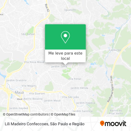 Lili Madeiro Confeccoes mapa