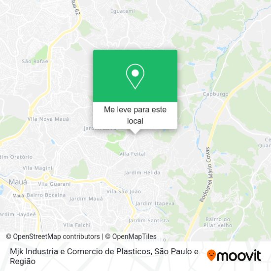 Mjk Industria e Comercio de Plasticos mapa