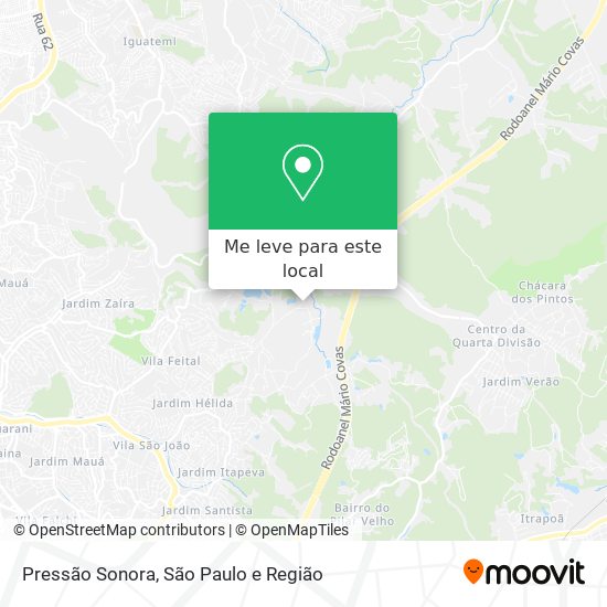 Pressão Sonora mapa
