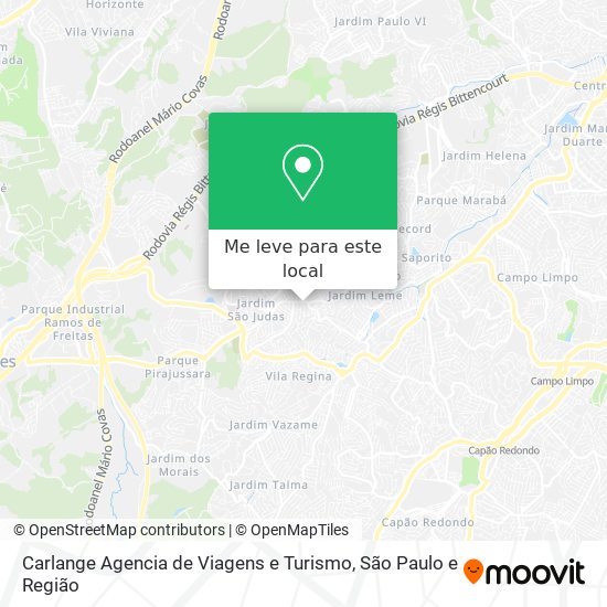 Carlange Agencia de Viagens e Turismo mapa
