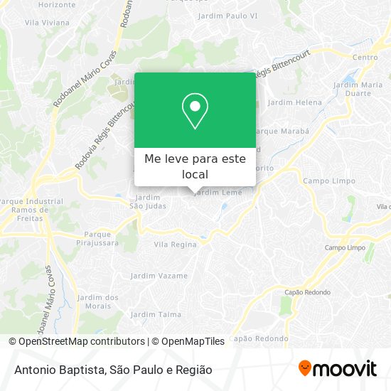Antonio Baptista mapa