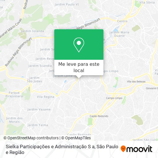 Sielka Participações e Administração S a mapa