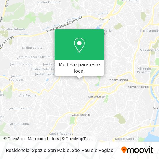 Residencial Spazio San Pablo mapa