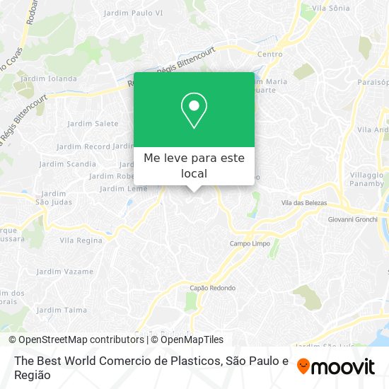 The Best World Comercio de Plasticos mapa