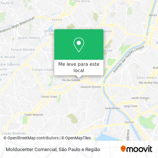 Molducenter Comercial mapa