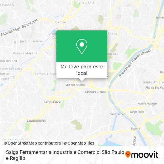 Salga Ferramentaria Industria e Comercio mapa