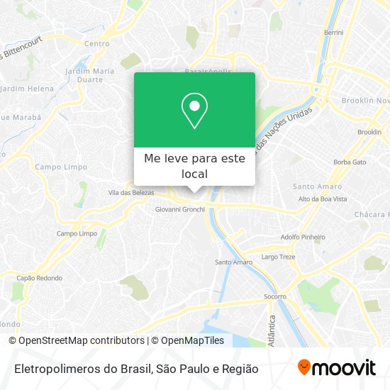 Eletropolimeros do Brasil mapa