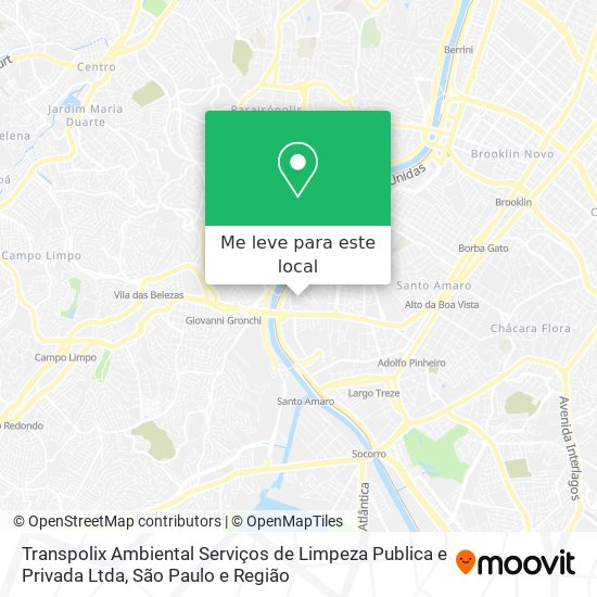Transpolix Ambiental Serviços de Limpeza Publica e Privada Ltda mapa