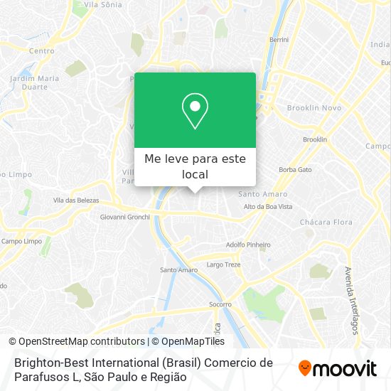 Brighton-Best International (Brasil) Comercio de Parafusos L mapa